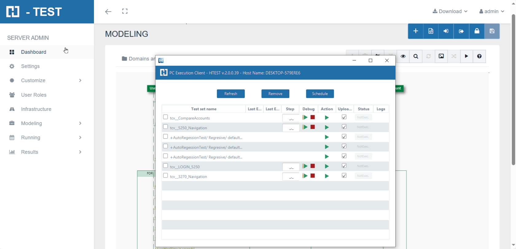 Use of the debug in H-TEST_blue.png